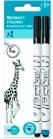 Carrefour Erasable Markers, 2 Pack, Black