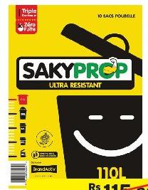 SAKYPROP 110L X 10 Trash Bags