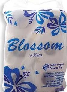 Blossom Tissue Paper 2 Ply x6 Rolls