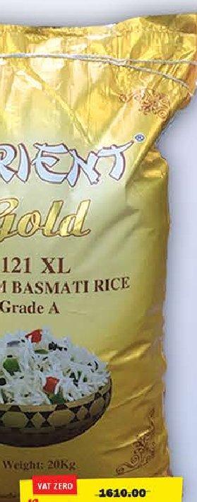 Orient Basmati Rice 1121 XL Grade A 20kg